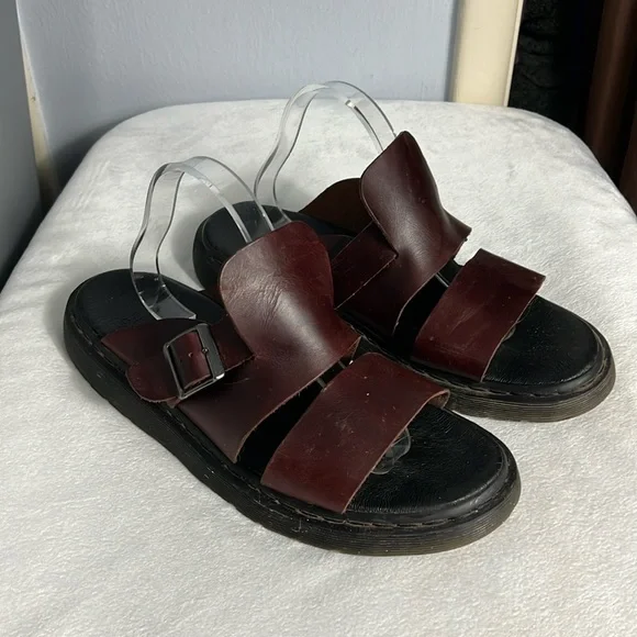 Dr. Martens | Shoes | Dr Martens Brelade Brown Leather Slide  display picture 1